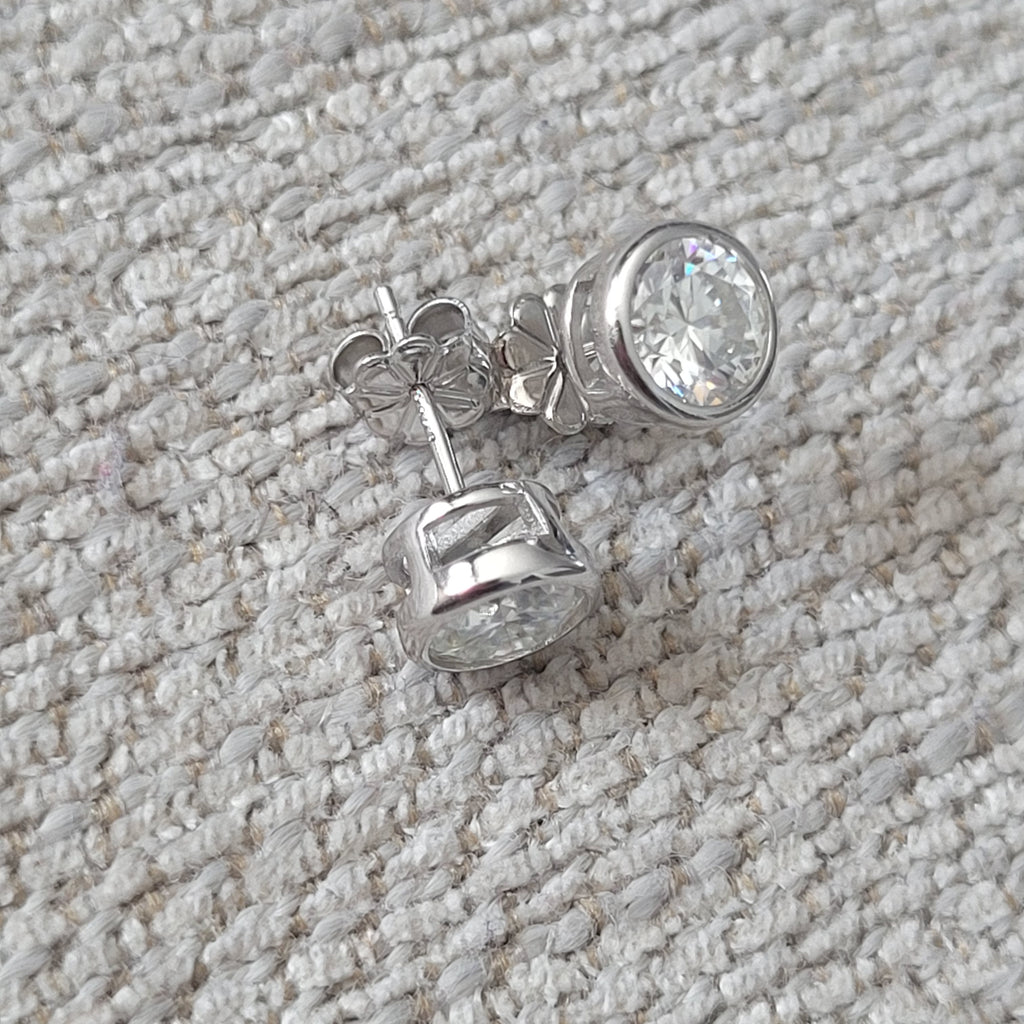 Boucles d'oreilles Puces en Argent 925