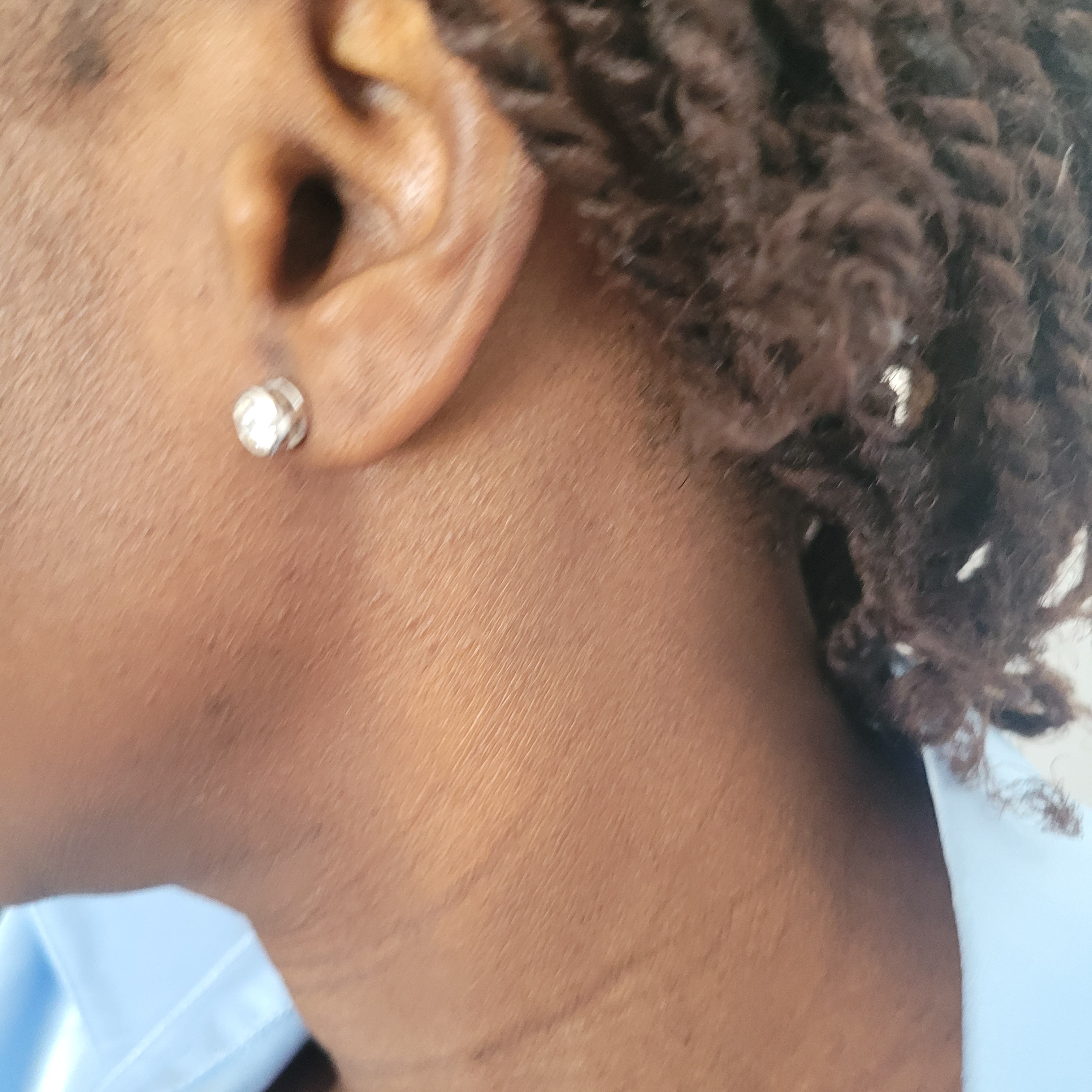 Boucles d'oreilles Puces en Argent 925