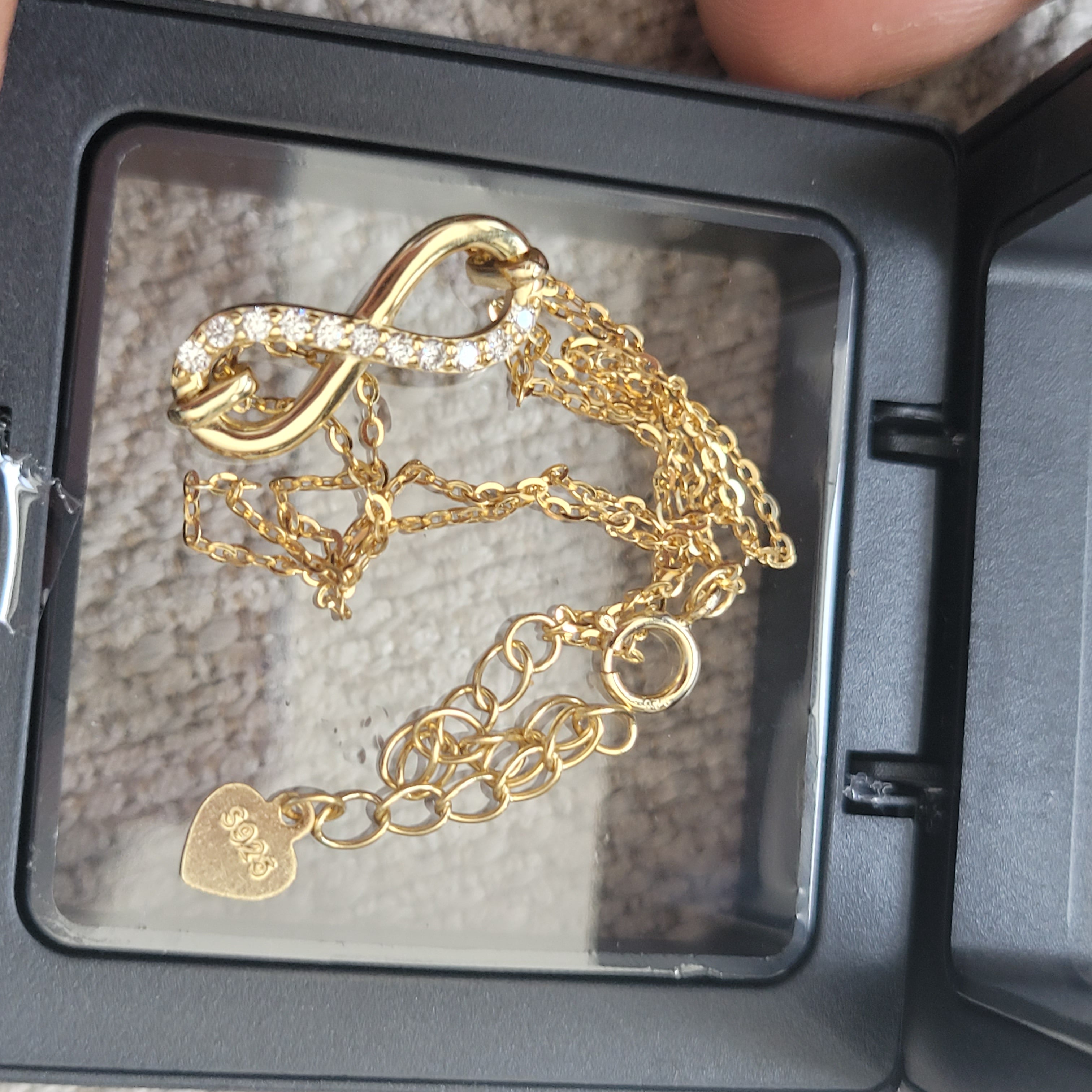 Bracelet Infini - Plaqué Or 14K
