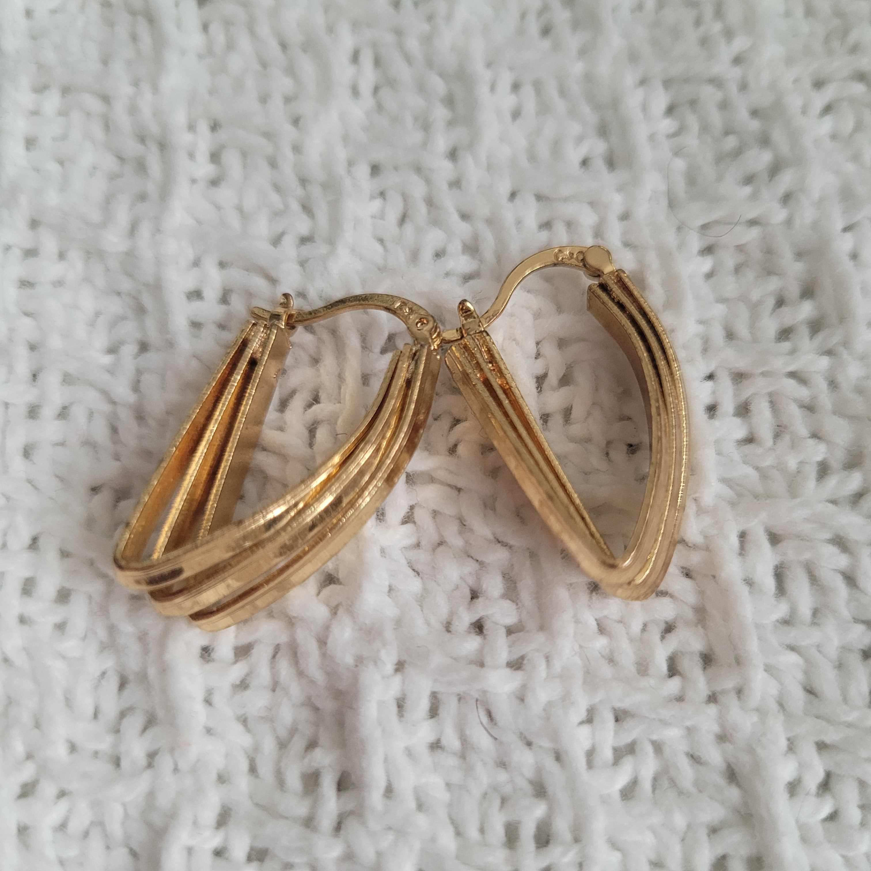 Boucle d'oreille en acier inoxydable