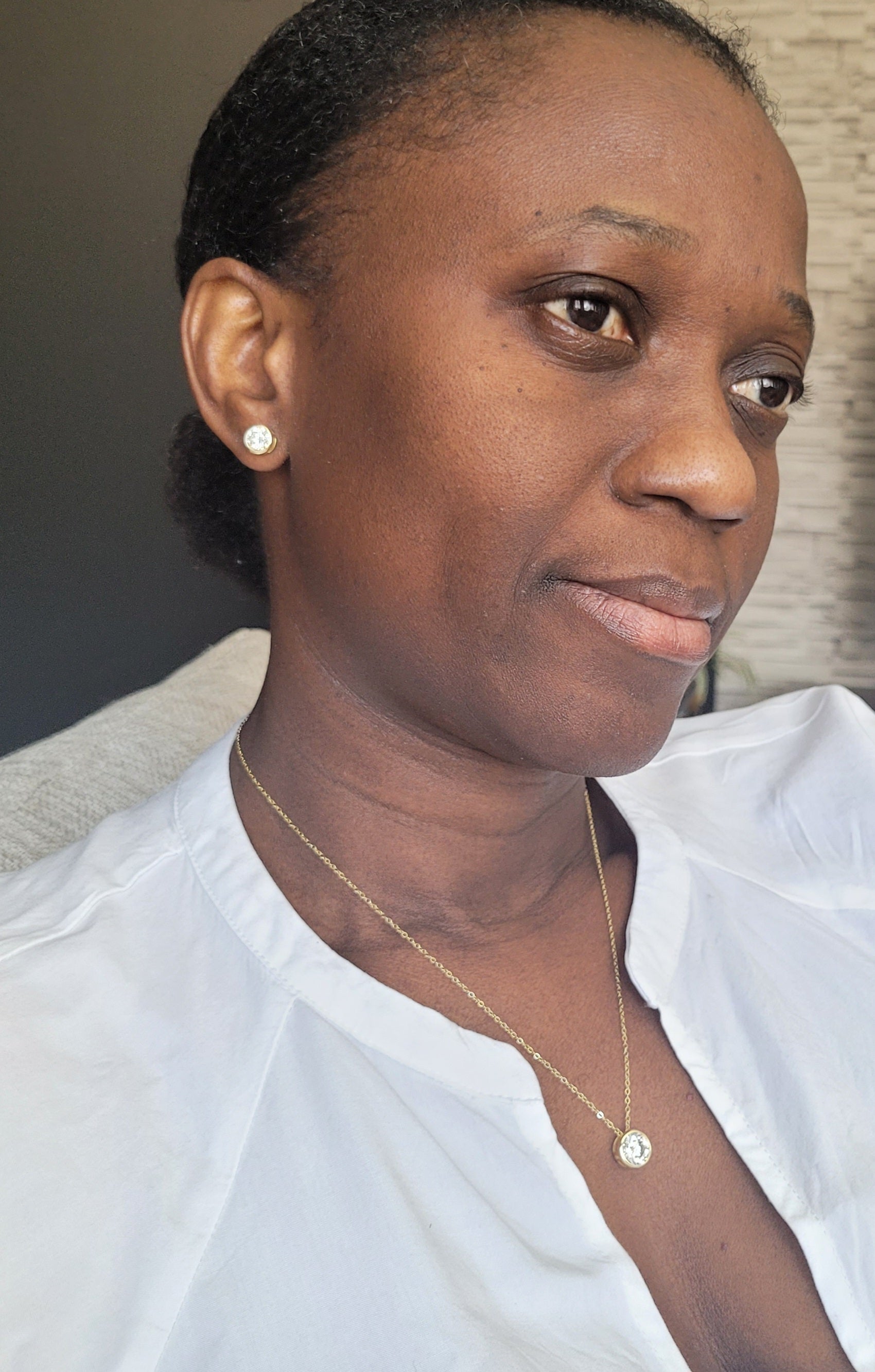 Aura - collier plaqué Or 14K