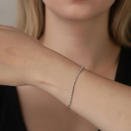 Bracelet tennis en argent 925