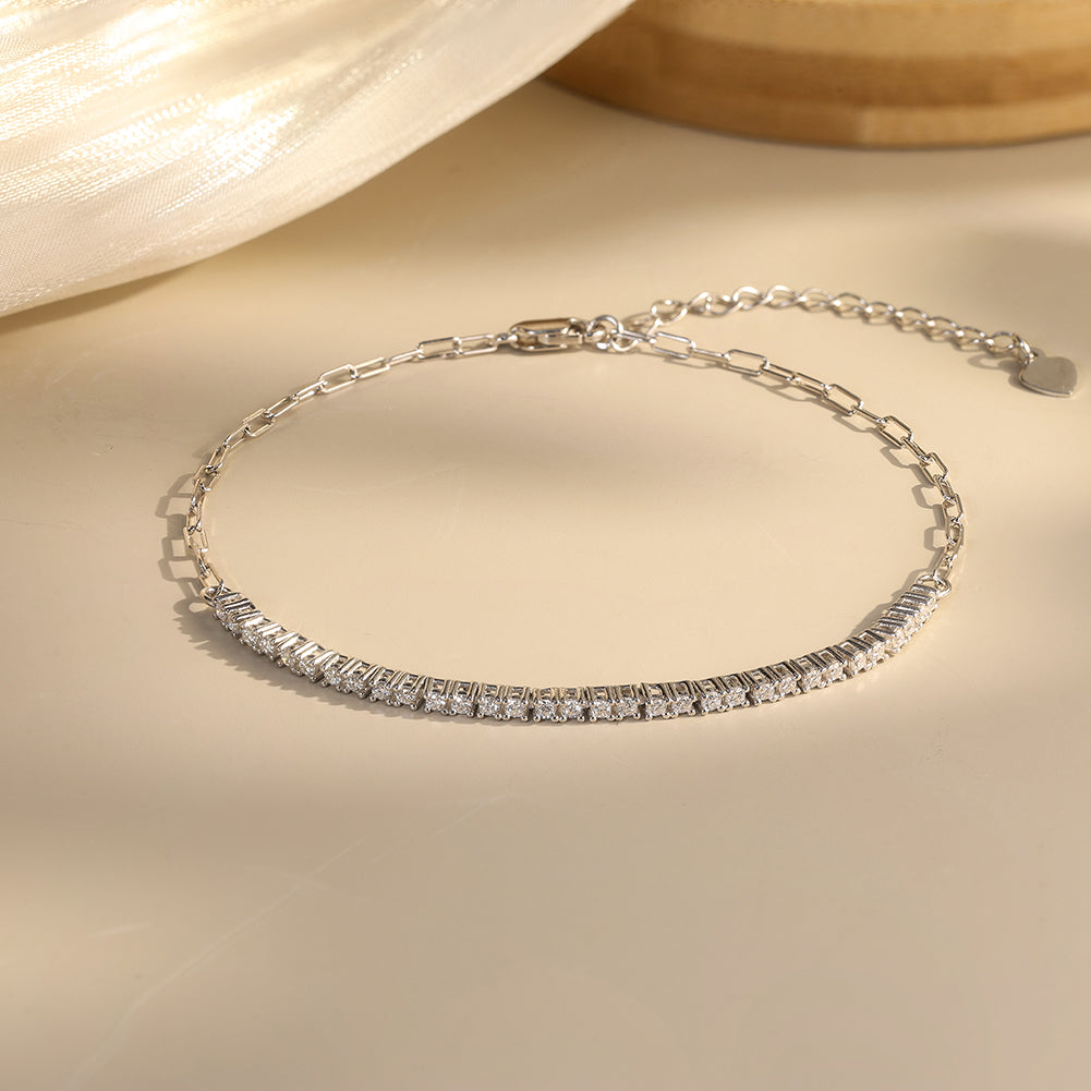 Bracelet tennis en argent 925