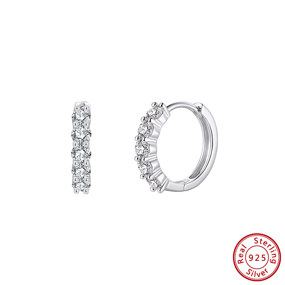 Boucle d'oreille créole en argent 925